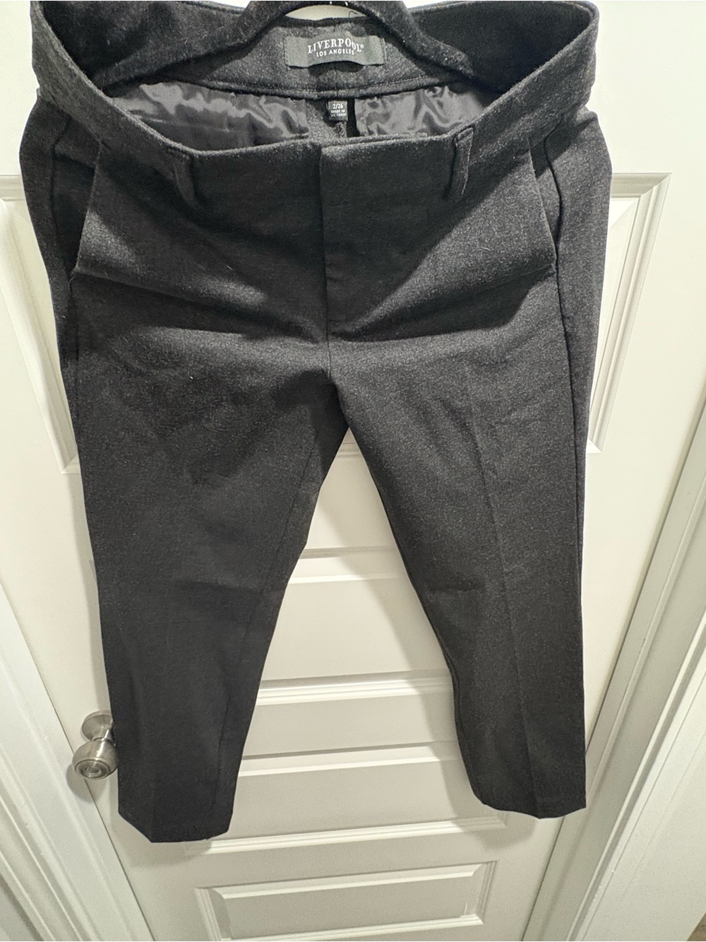 Liverpool Black Straight Leg Women's Pants